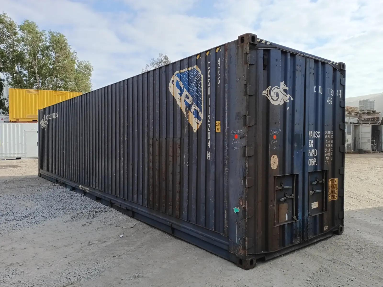 Used 40ft High Cube Pallet-Wide Shipping Container