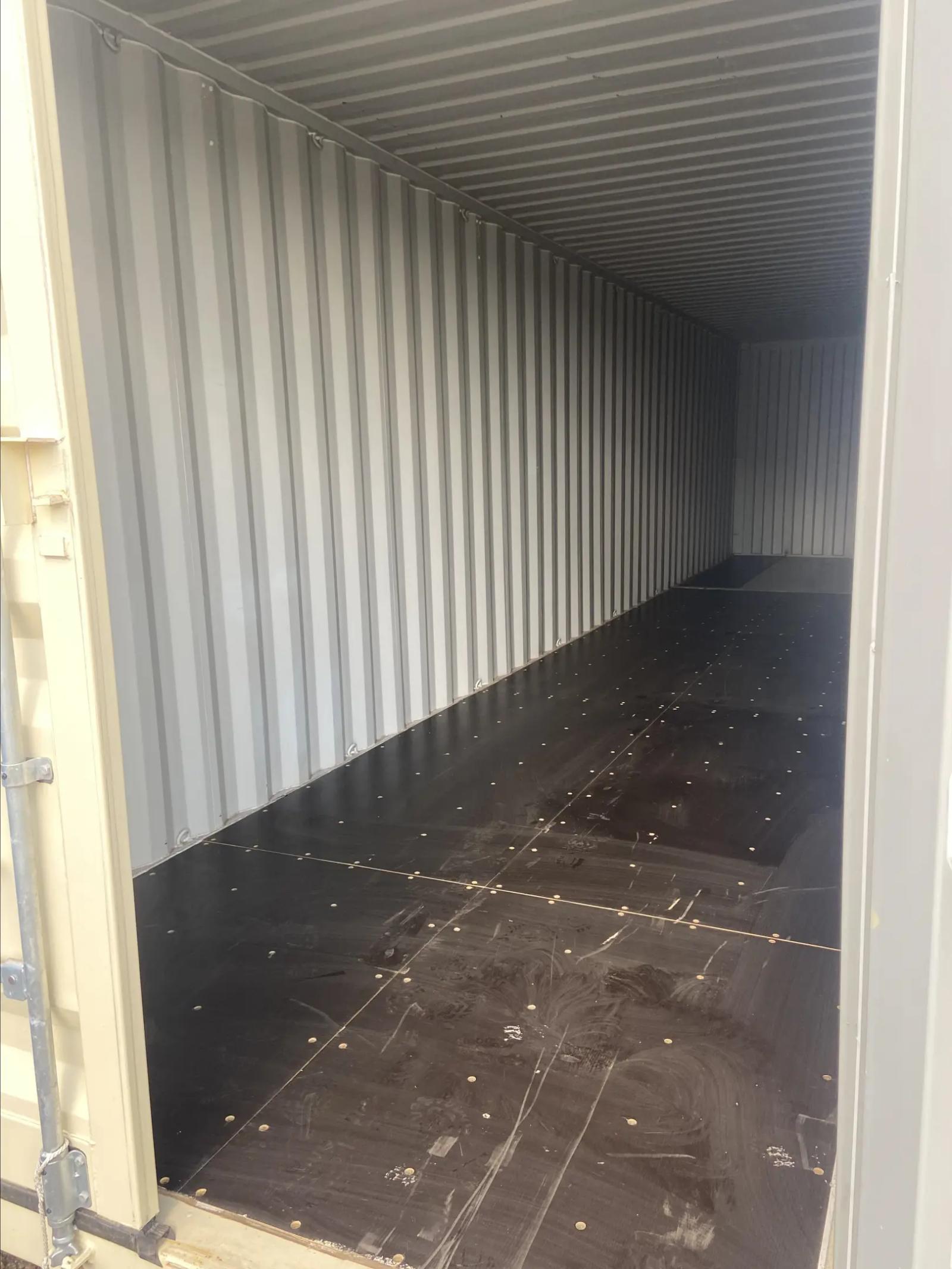 40ft High Cube Shipping Container w' Side Opening (4 Sets of Side Doors)