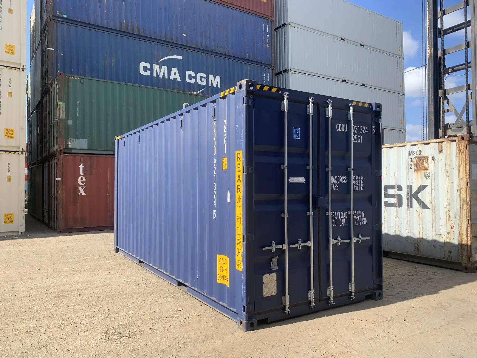 20ft High Cube Shipping Container w' Doors Both Ends
