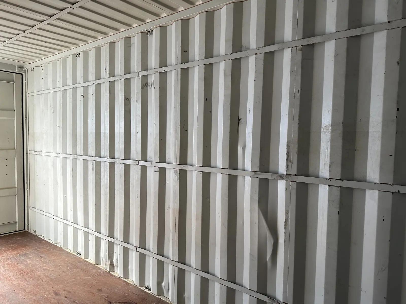 20ft High Cube Shipping Container w' Tie Rails