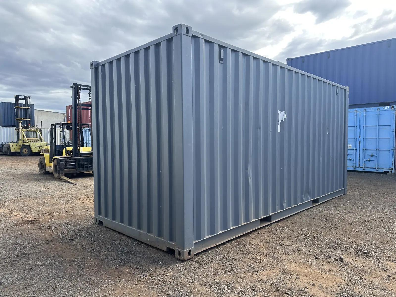 20ft High Cube Shipping Container w' Tie Rails
