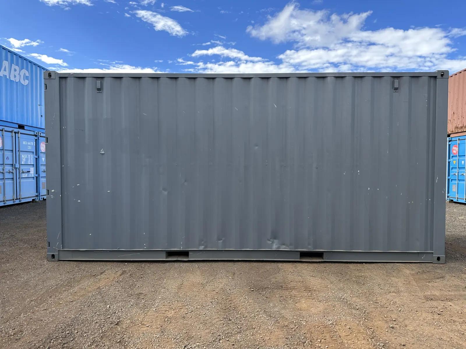 20ft High Cube Shipping Container w' Tie Rails