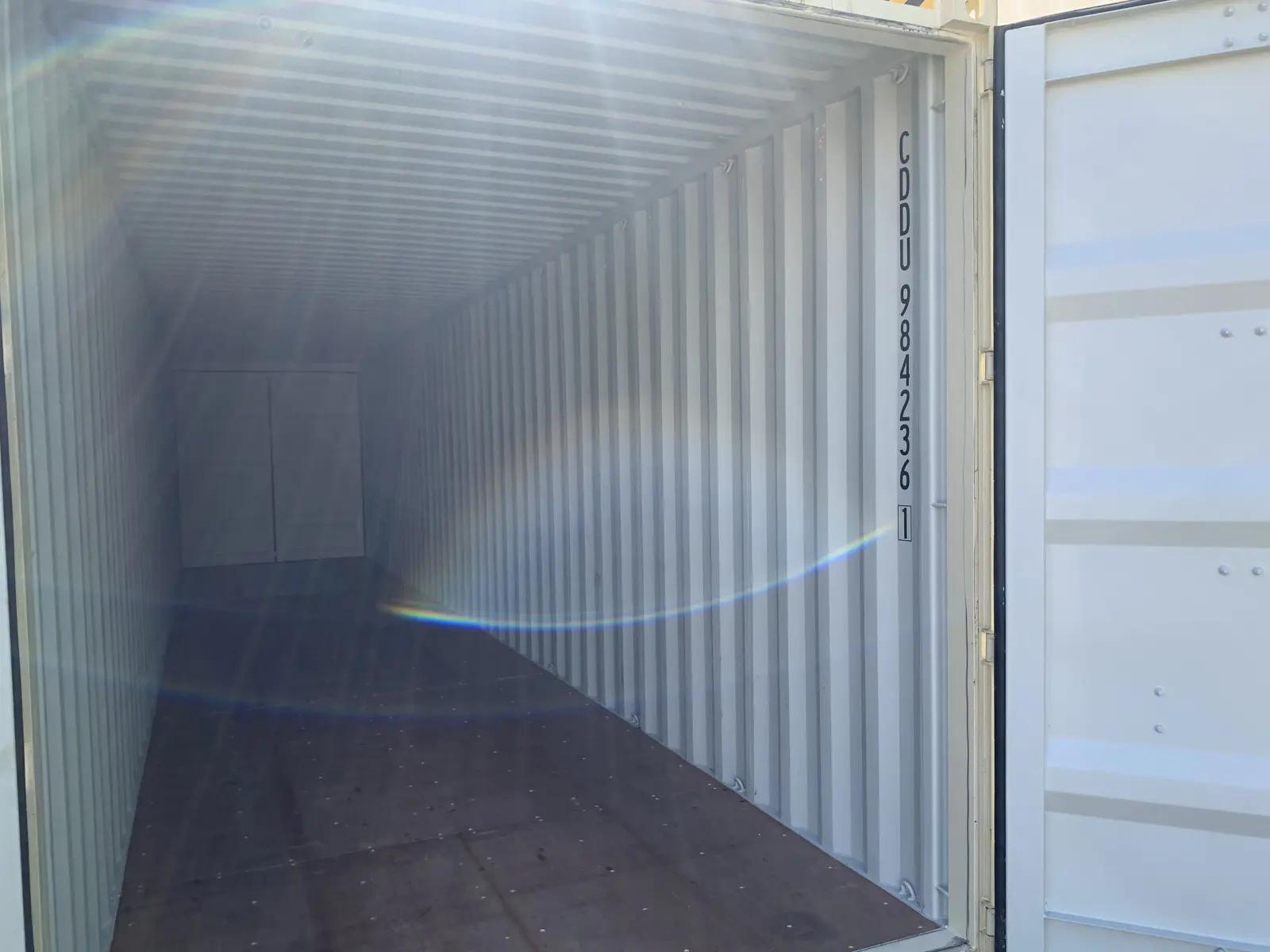 40ft High Cube Shipping Container w' Doors Both Ends