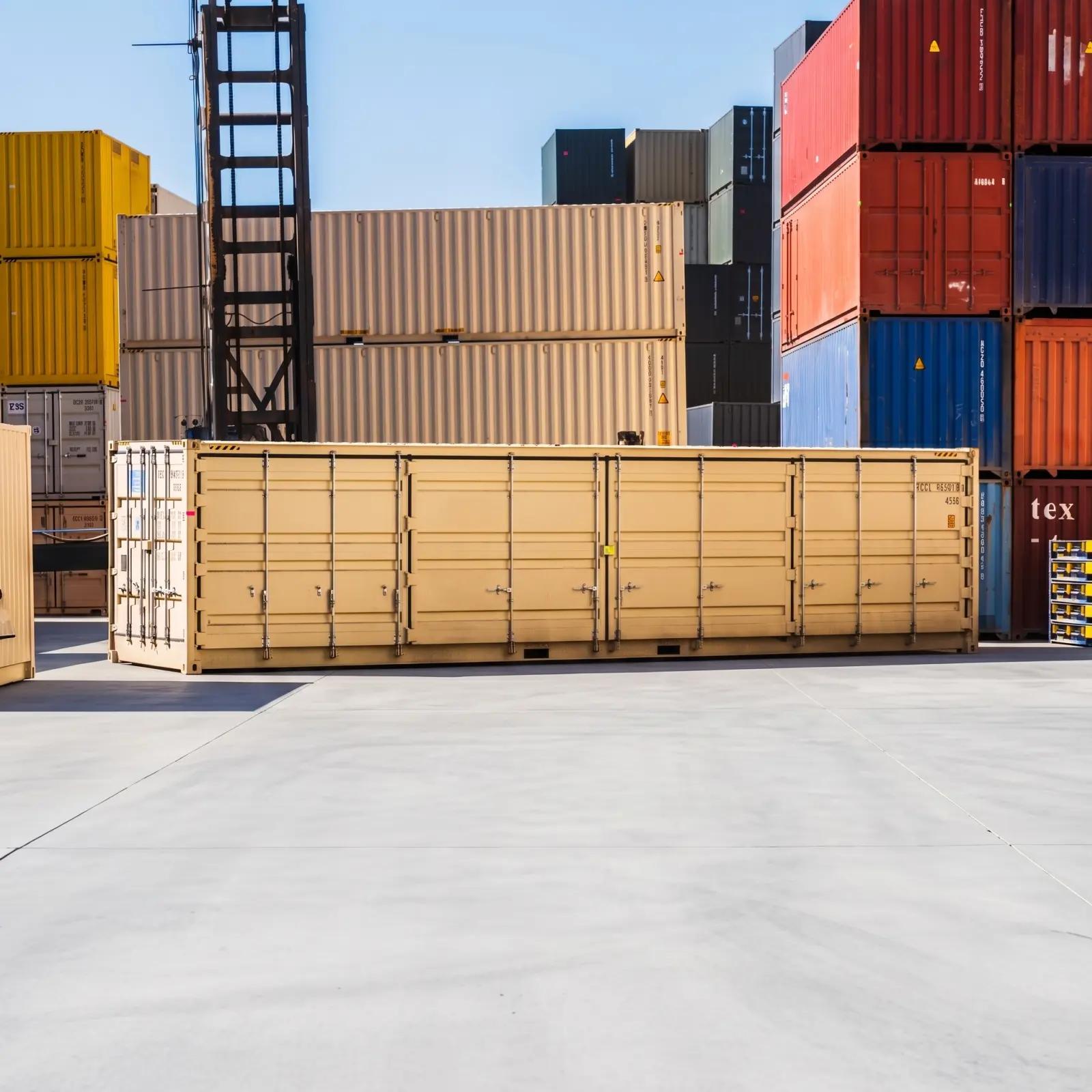 40ft High Cube Shipping Container w' Full Side Opening