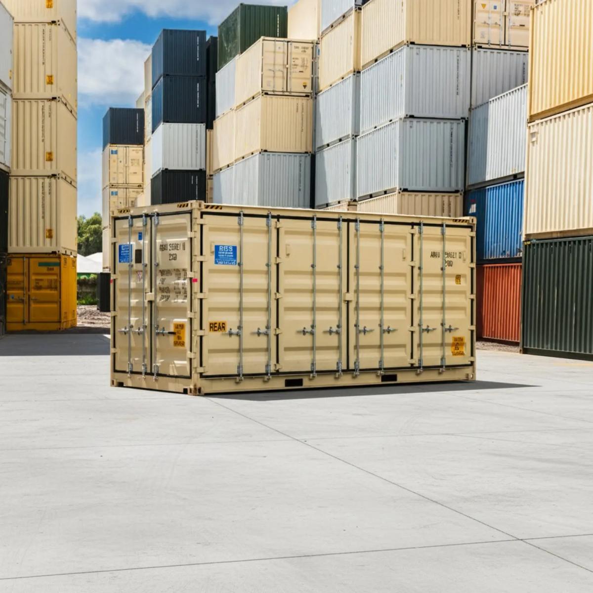 20ft Shipping Container w' Full Side Opening