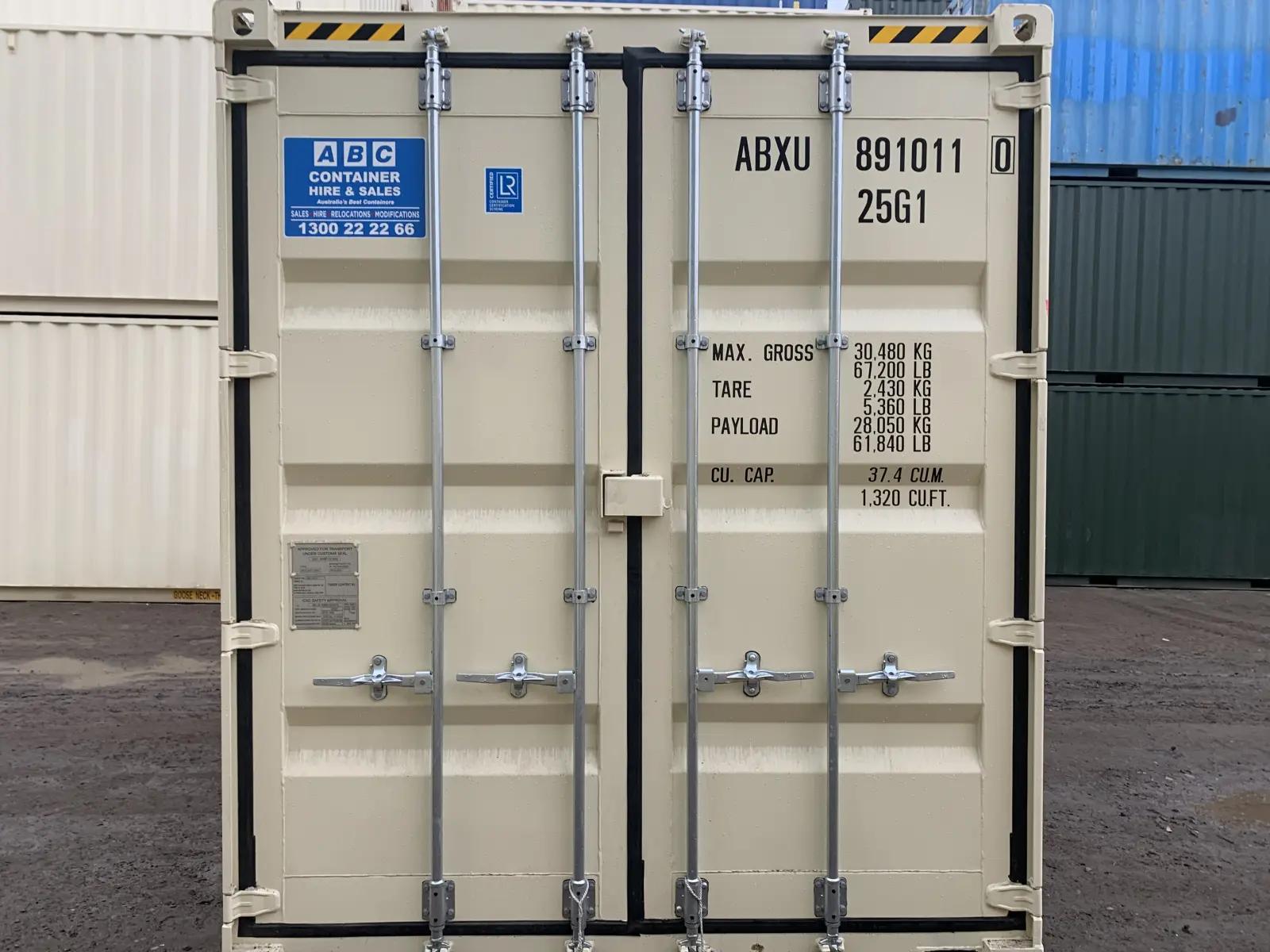 20ft High Cube Shipping Container w' Steel Floor