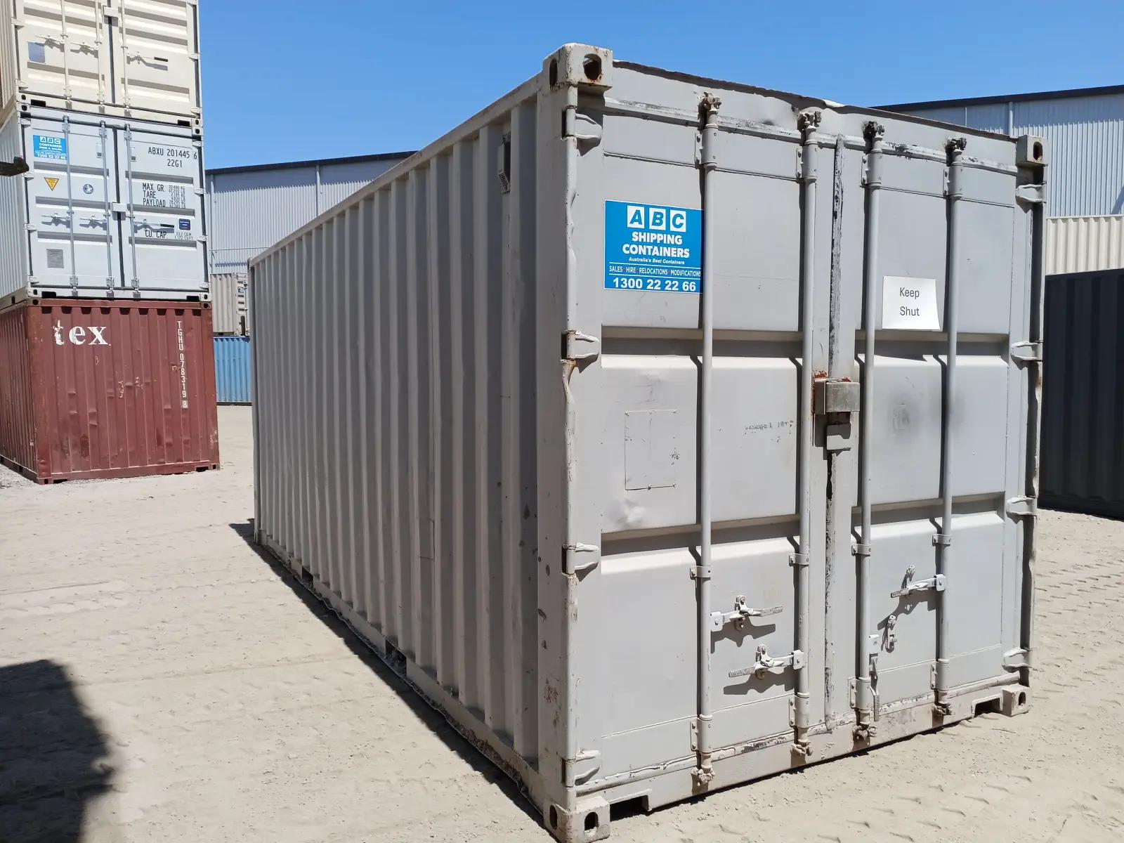 21ft Plumbers Box Shipping Container