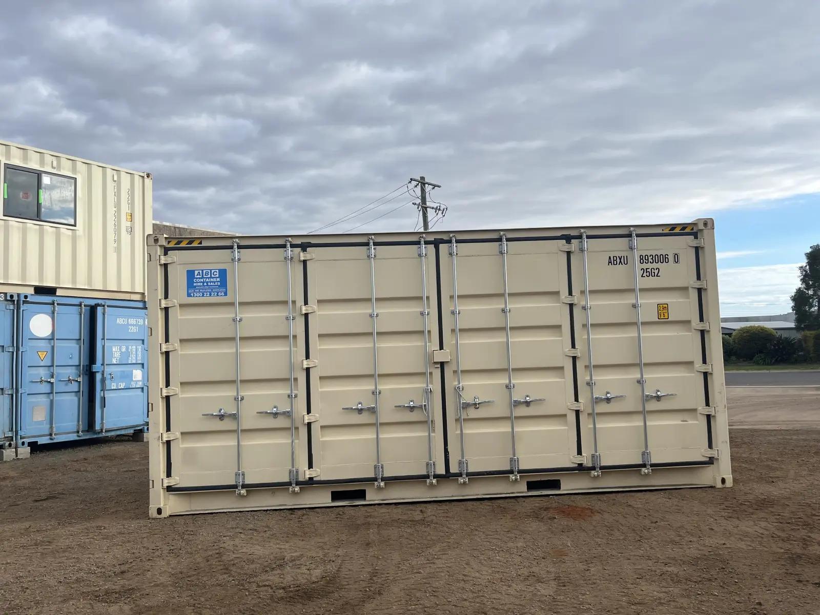 20ft High Cube Shipping Container w' Full Side Opening
