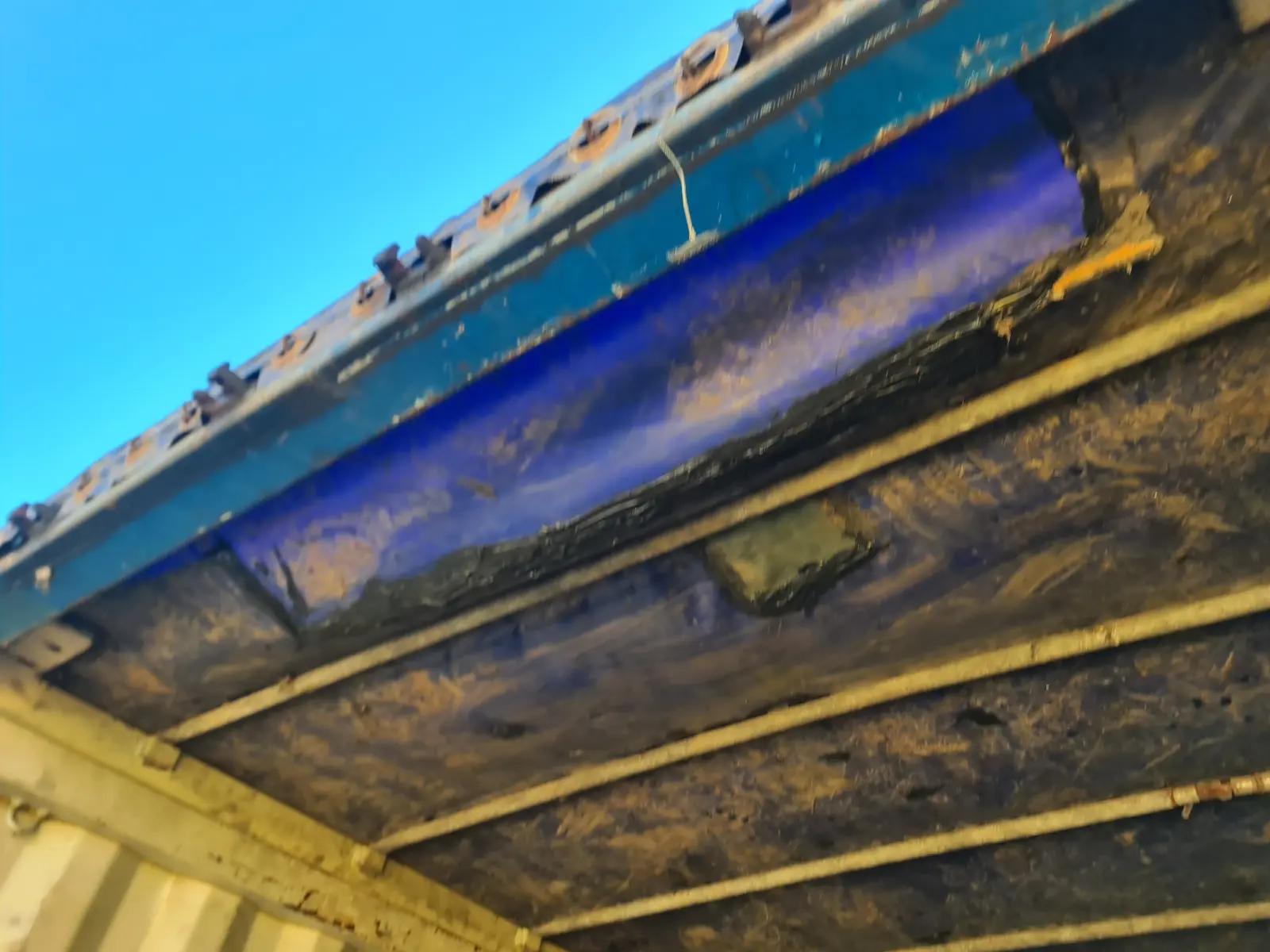 Used 20ft High Cube Open Top Container w' Tarp And Bows