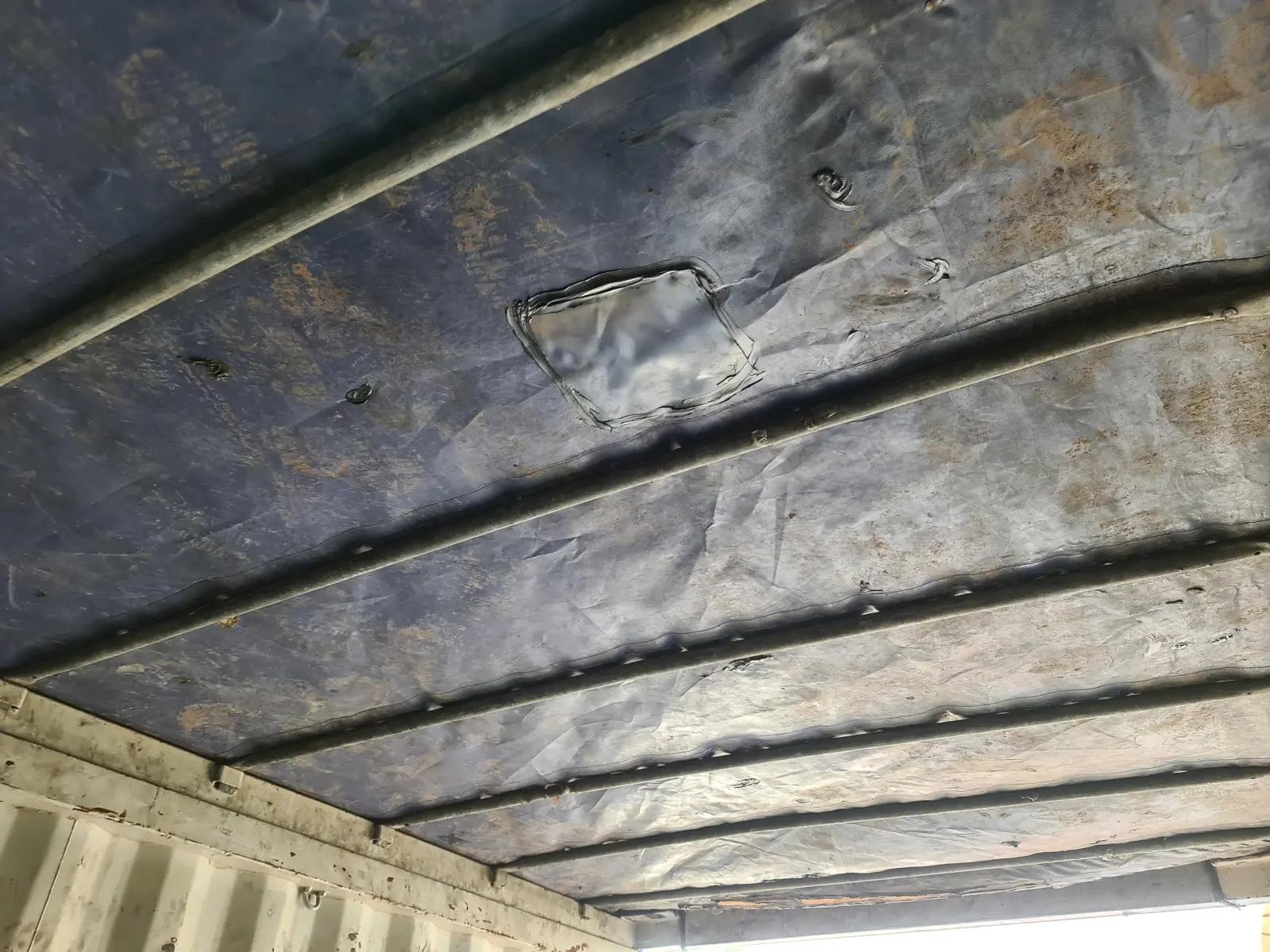 Used 20ft High Cube Open Top Container w' Tarp And Bows