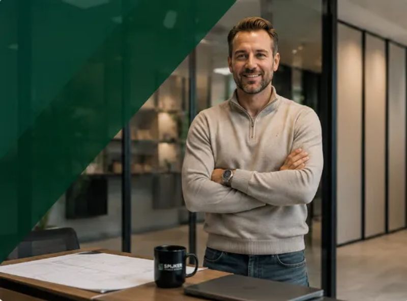 Mark Spijker — directeur Spijker BV in kantoor