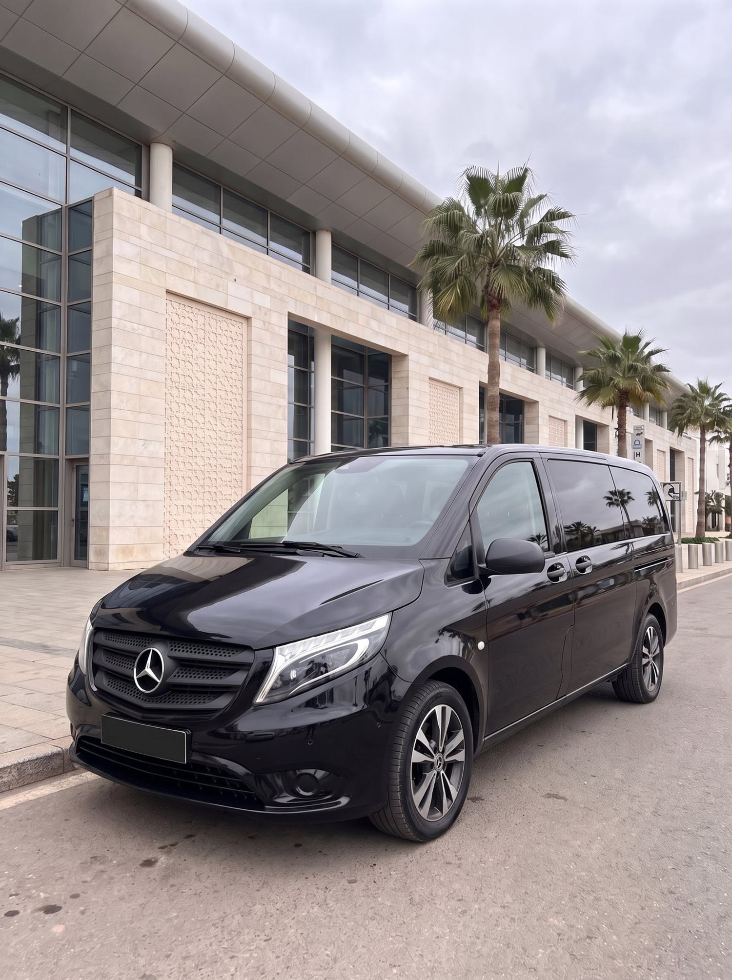 Mercedes Vito, a luxury Van with driver in Agadir