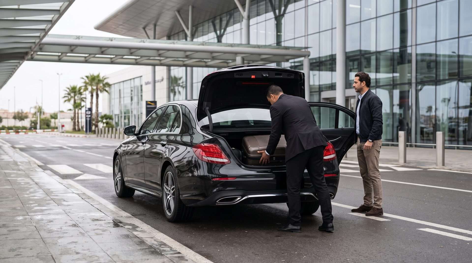 Luxury private transfer chauffeur in Agadir, Morocco