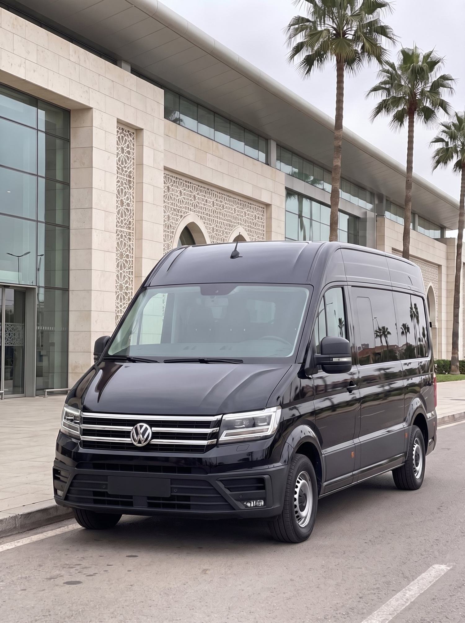 Volkswagen Crafter, a luxury Minibus with driver in Agadir