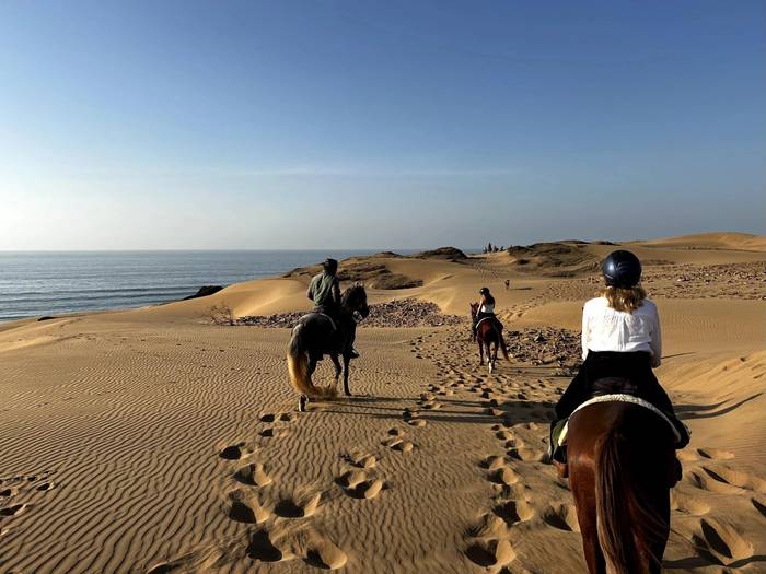 Horse Riding on the Beach 1