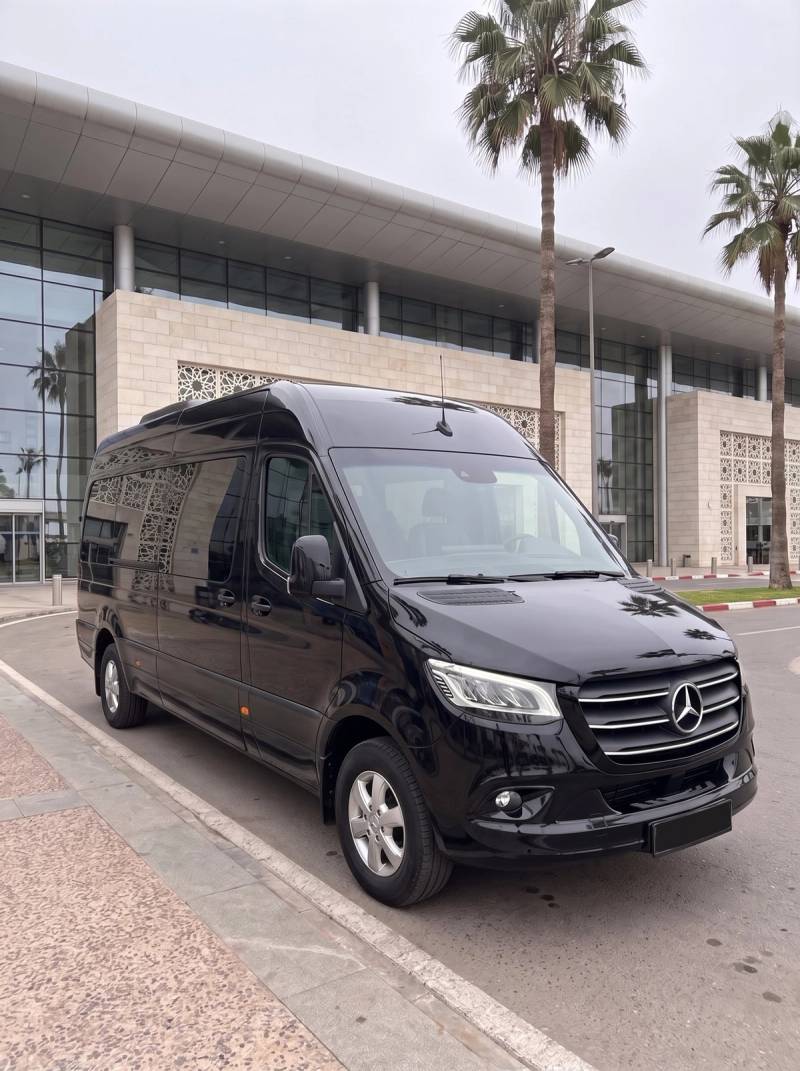 Mercedes Sprinter — private Minibus transfer vehicle, Atlas Luxury Transfers Agadir