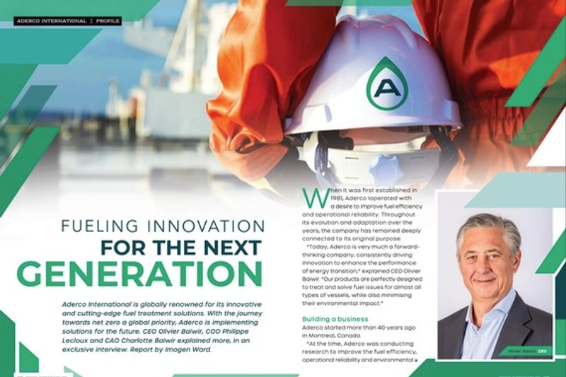 Aderco Featured in Inside Sustainability Magazine