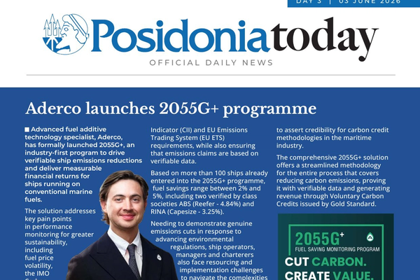 Aderco launches 2055G+ programme in Posidonia Today