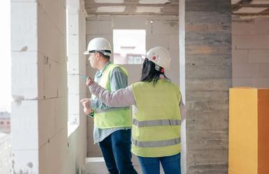 A walkthrough conversation on site