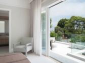 A quiet corner opening to the upstairs terrace