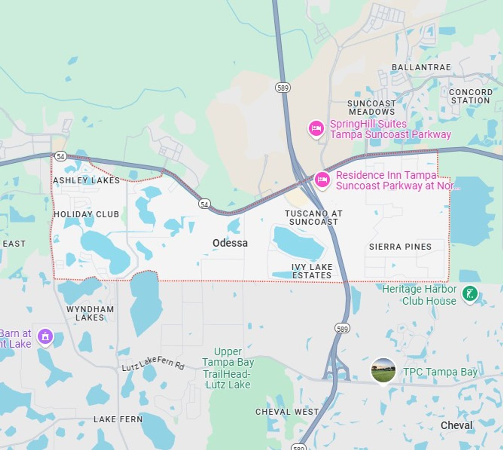 Map of Odessa