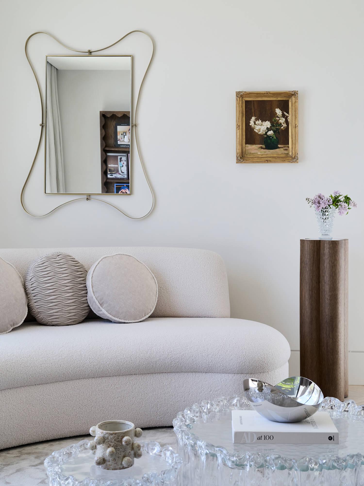 Contemporary styled lounge in a custom design home by Thomas Archer