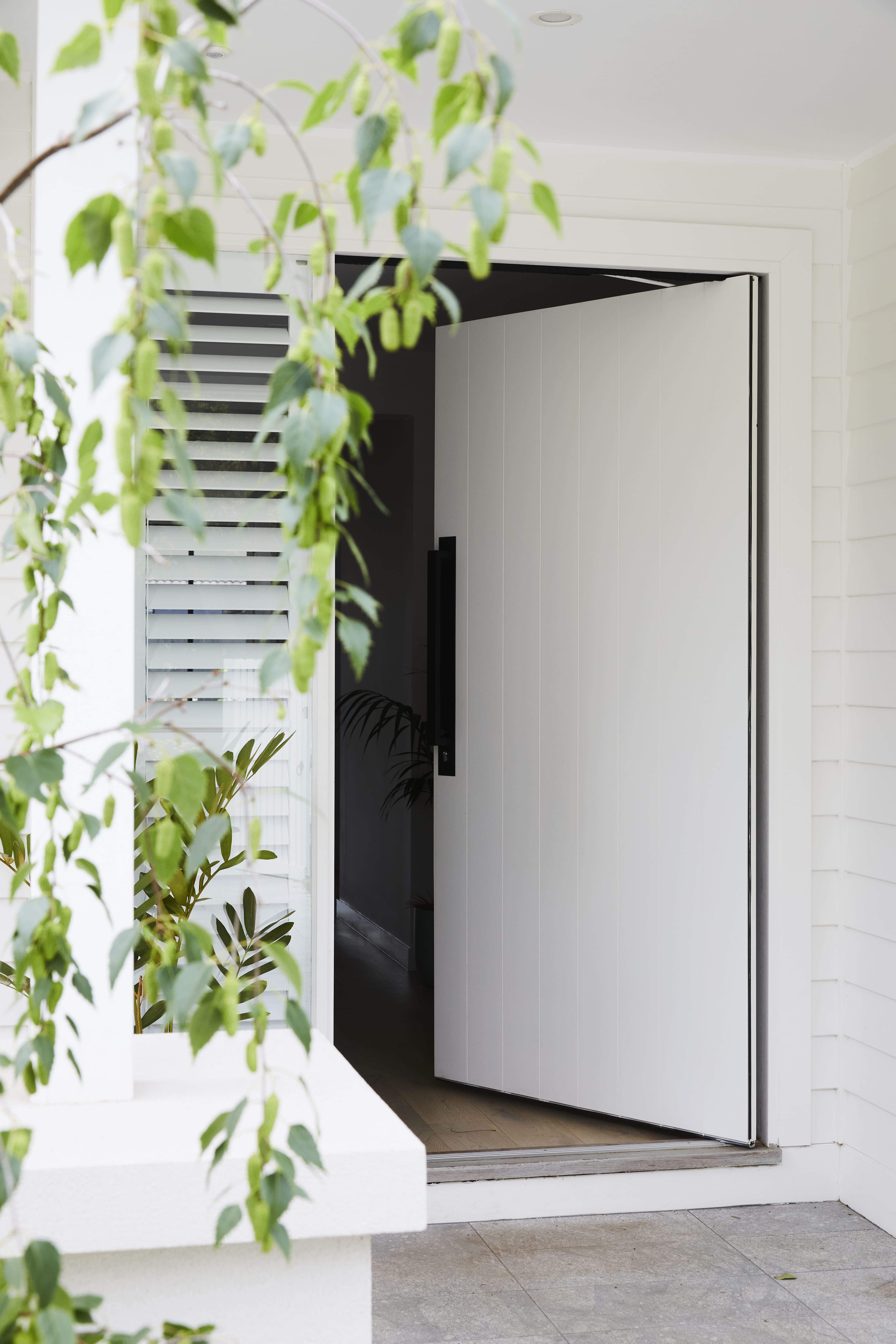 Front Door Entranceway of Modern Residential Home