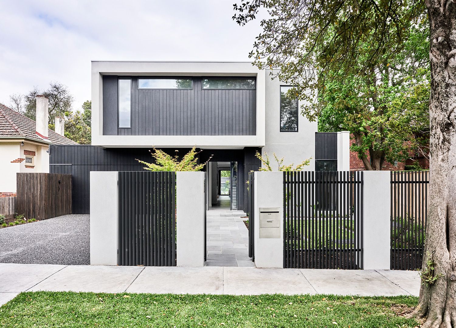 Black Cladding Modern Facade In Camberwell By Thomas Archer