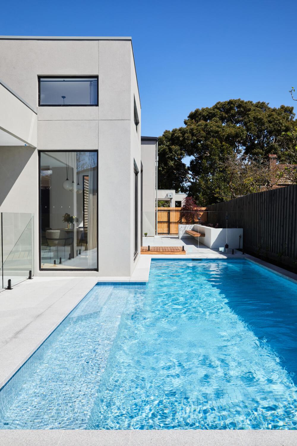 Large Swimming Pool At Side Of Thomas Archer Home