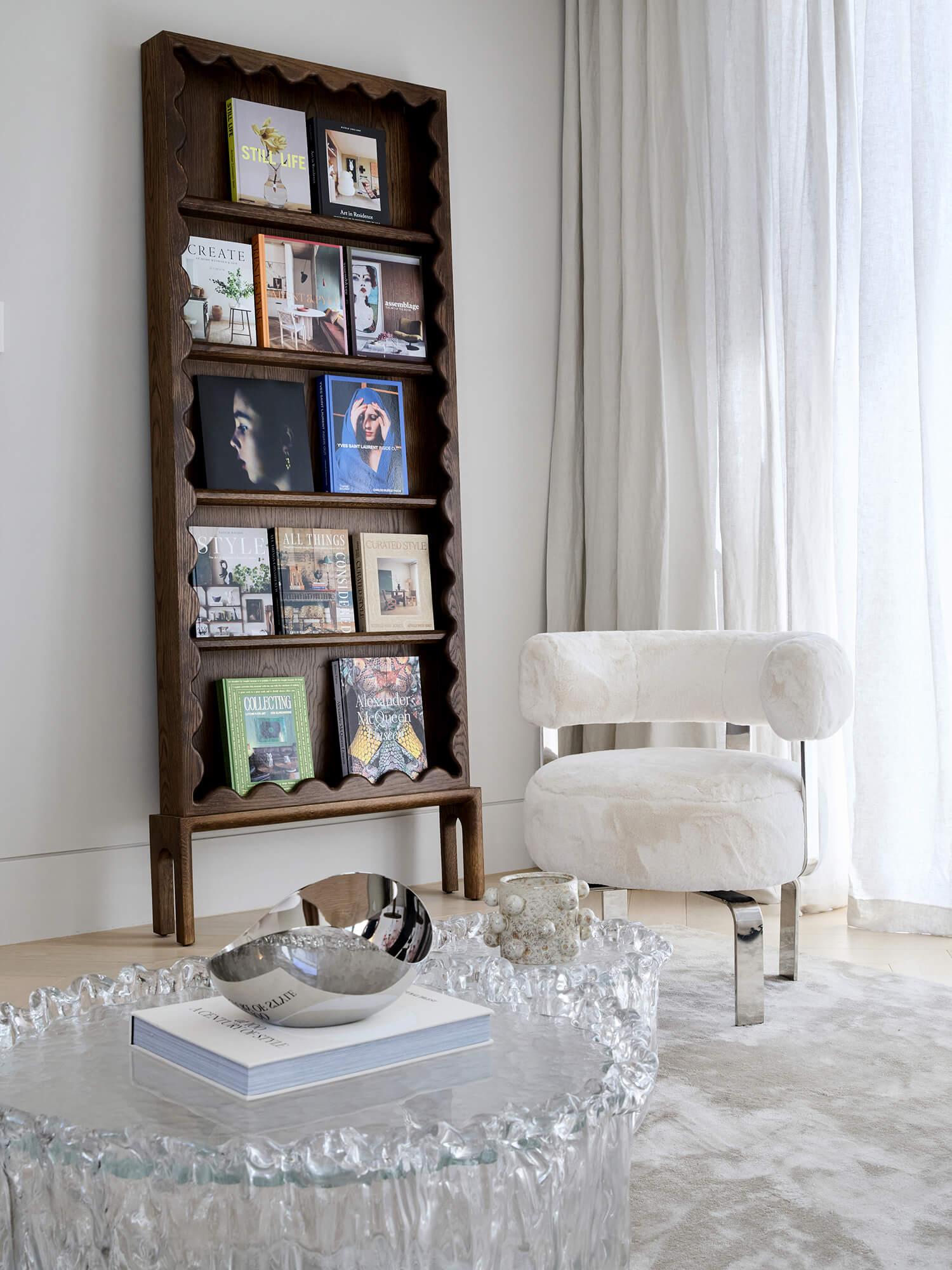 Contemporary styled lounge in a custom design home by Thomas Archer