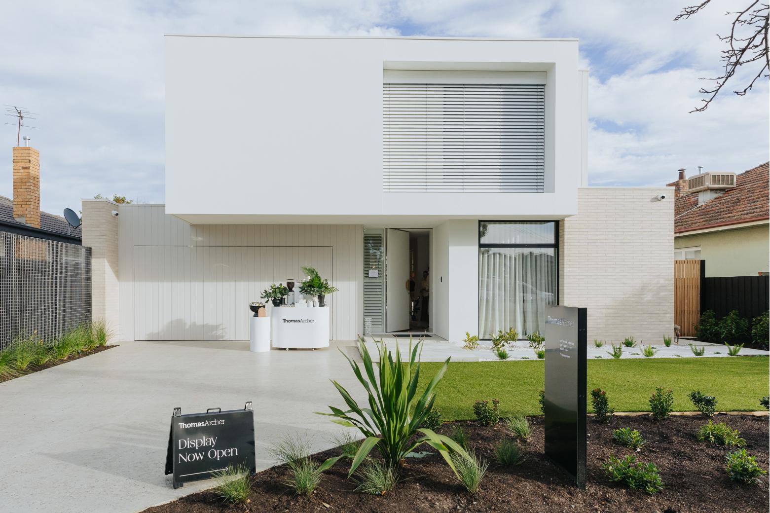 Elba display home, front facade 