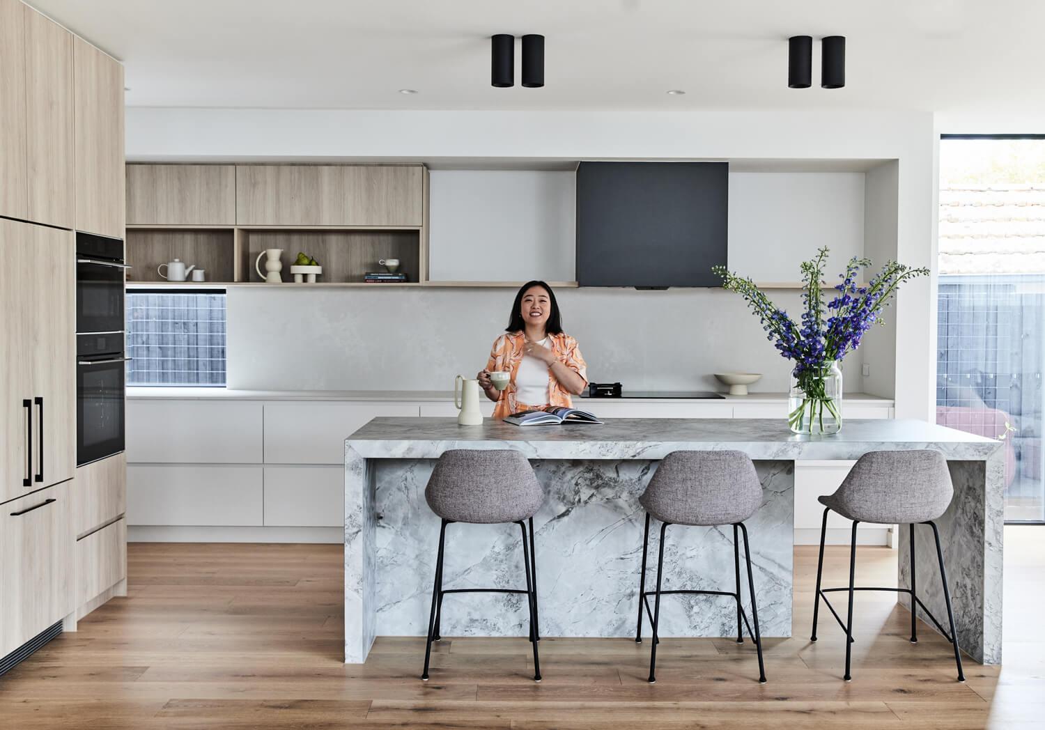 Contemporary Kitchen With Neutral Tones