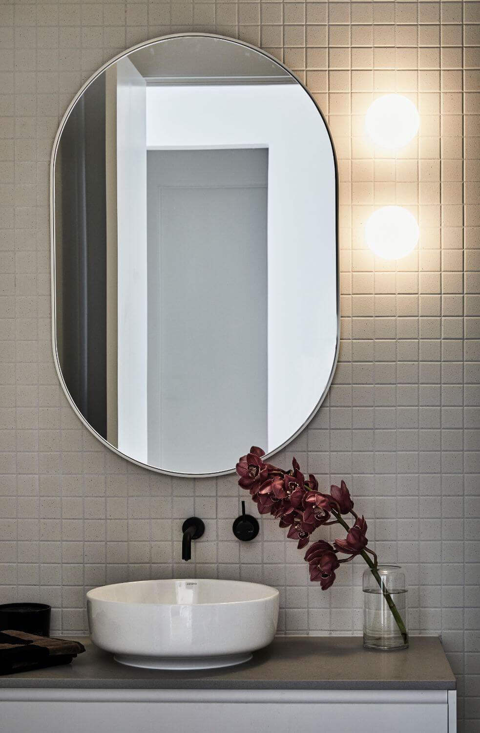 Modern Vanity And Mirror