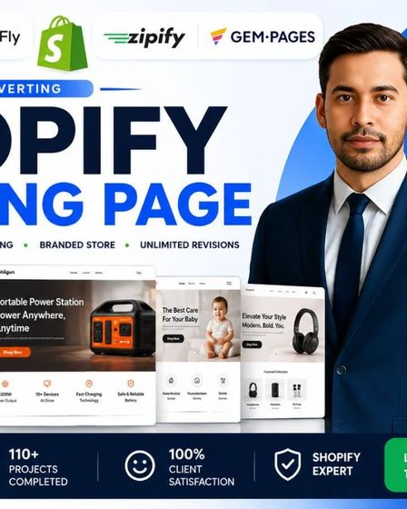 design high converting shopify landing page using pagefly gempages or zipify | Advertising and Marketing | Mesa | 5
