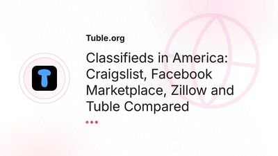 Craigslist, Facebook Marketplace, Zillow & Tuble — US Classifieds Compared