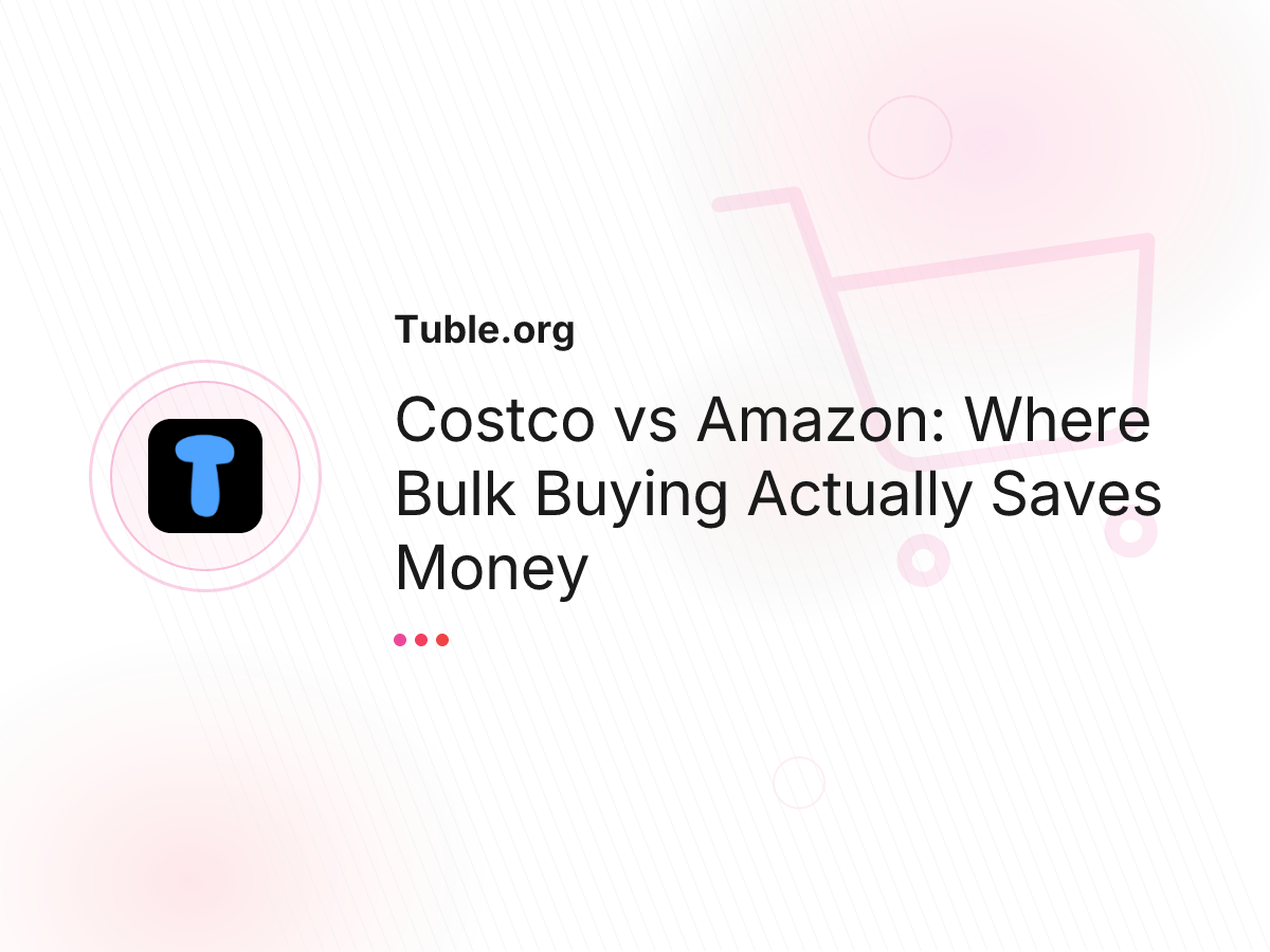 Costco vs Amazon: Where Bulk Buying Actually Saves Money