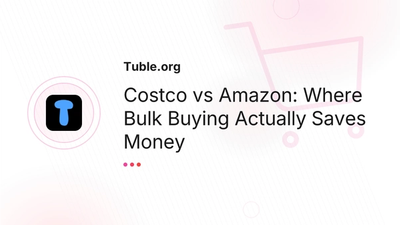 Costco vs Amazon: Where Bulk Buying Saves Money