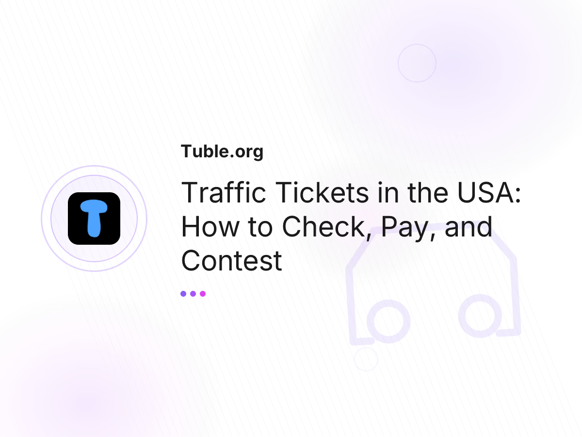 Traffic Tickets in the USA: How to Check, Pay, and Contest