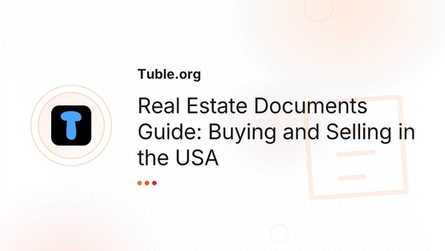 Real Estate Documents Guide: Buying and Selling in the USA