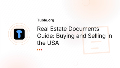 Real Estate Documents USA | Complete Buyer & Seller Guide