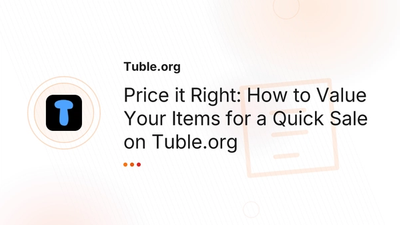How to Price Used Items to Sell Fast | Tuble.org USA