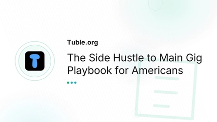 The Side Hustle to Main Gig Playbook for Americans