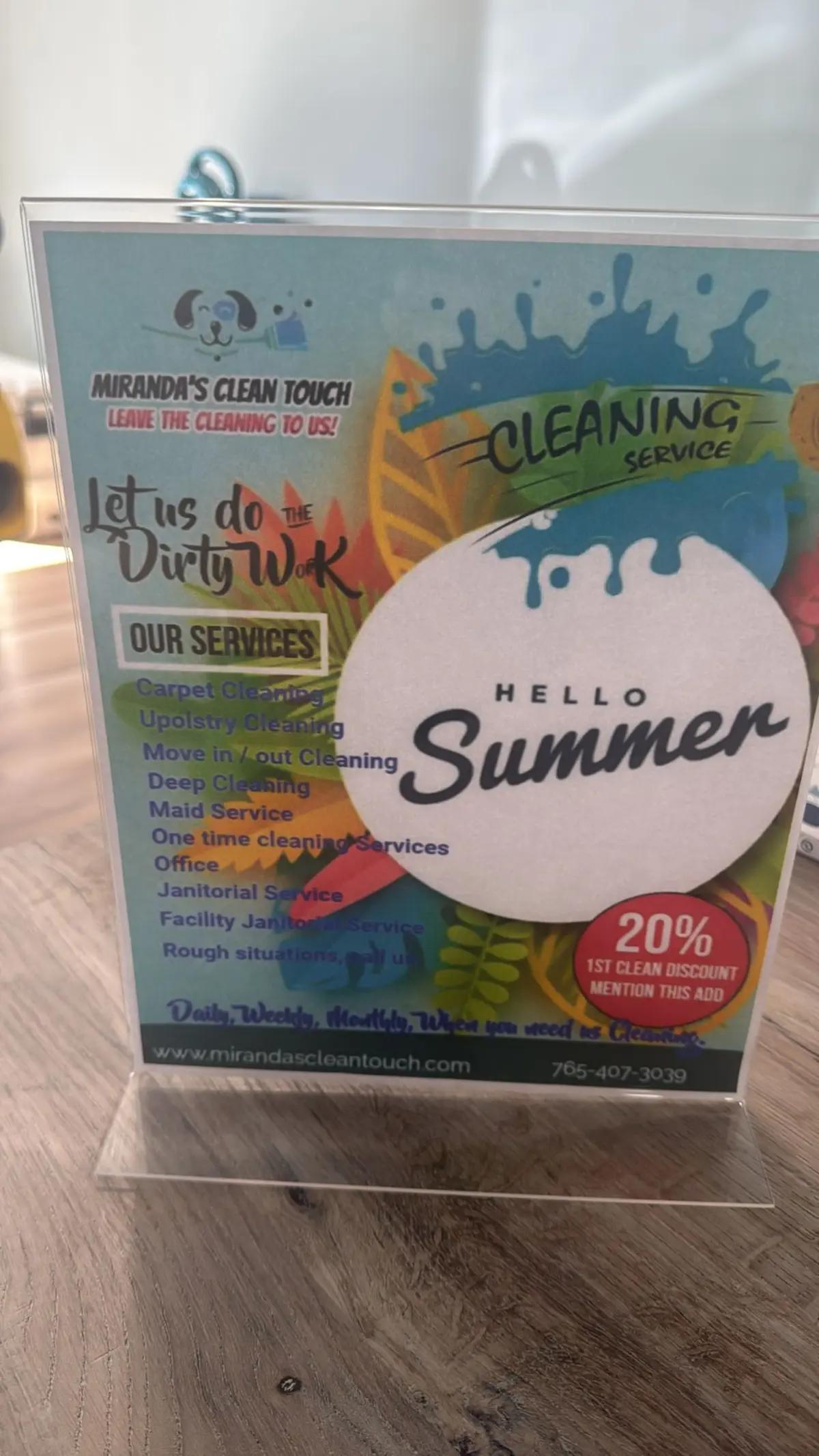 Miranda's Clean Touch | Other goods for home and garden | Indianapolis | 3