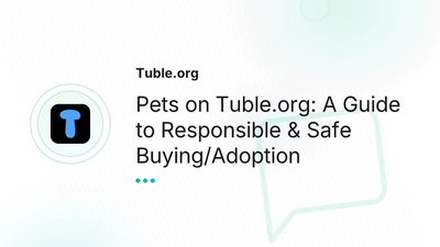 Pets for Adoption & Sale: Buy Safely in the USA | Tuble.org