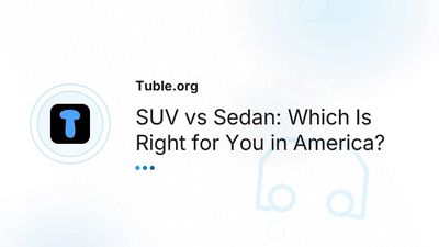 SUV vs Sedan in America — Which Should You Buy?