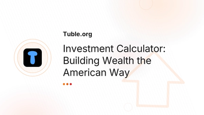 Investment Calculator USA — 401k & Retirement | Tuble.org
