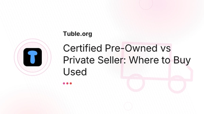 Certified Pre-Owned vs Private Seller: Best Value?