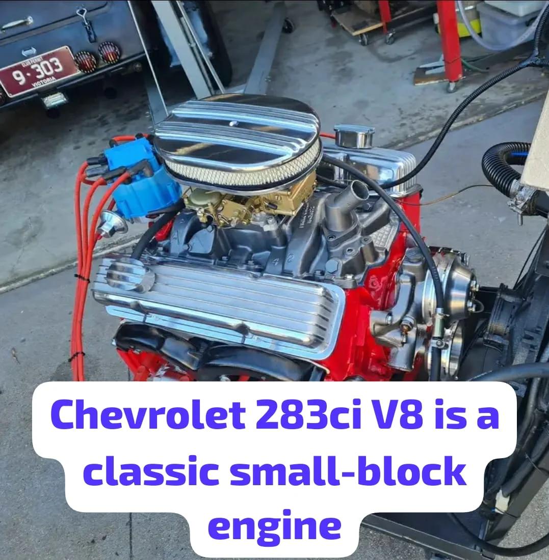 Chevrolet 283ci Small Block V8 engine