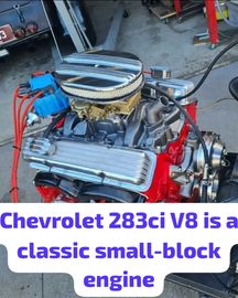 Chevrolet 283ci Small Block V8 engine