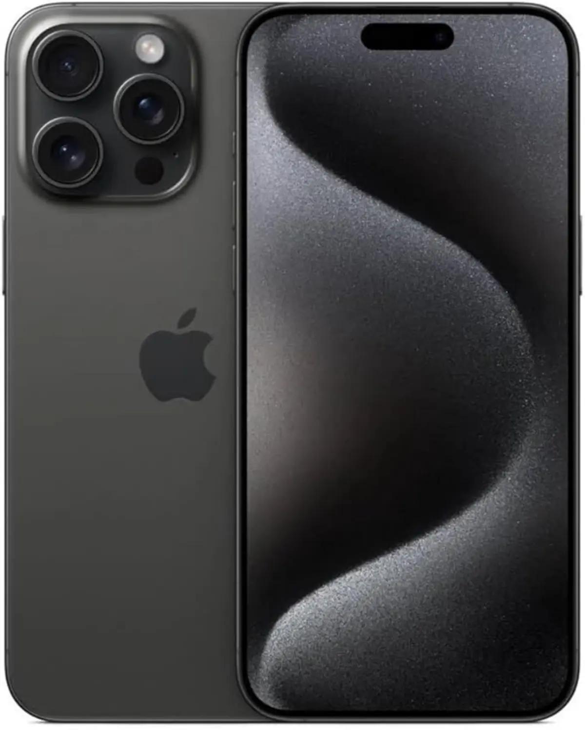 Apple iPhone 15 Pro Max, 256GB, Black Titanium